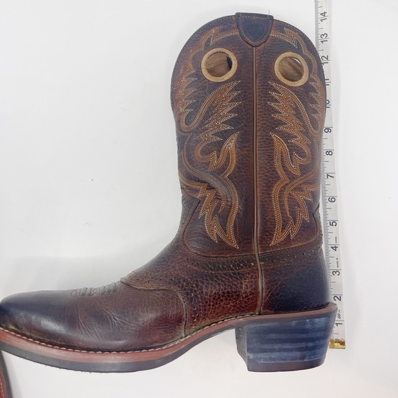 Arita heritage roughstock brown roper western cowboy boot #1000227 men’s 8.5D - Picture 13 of 13